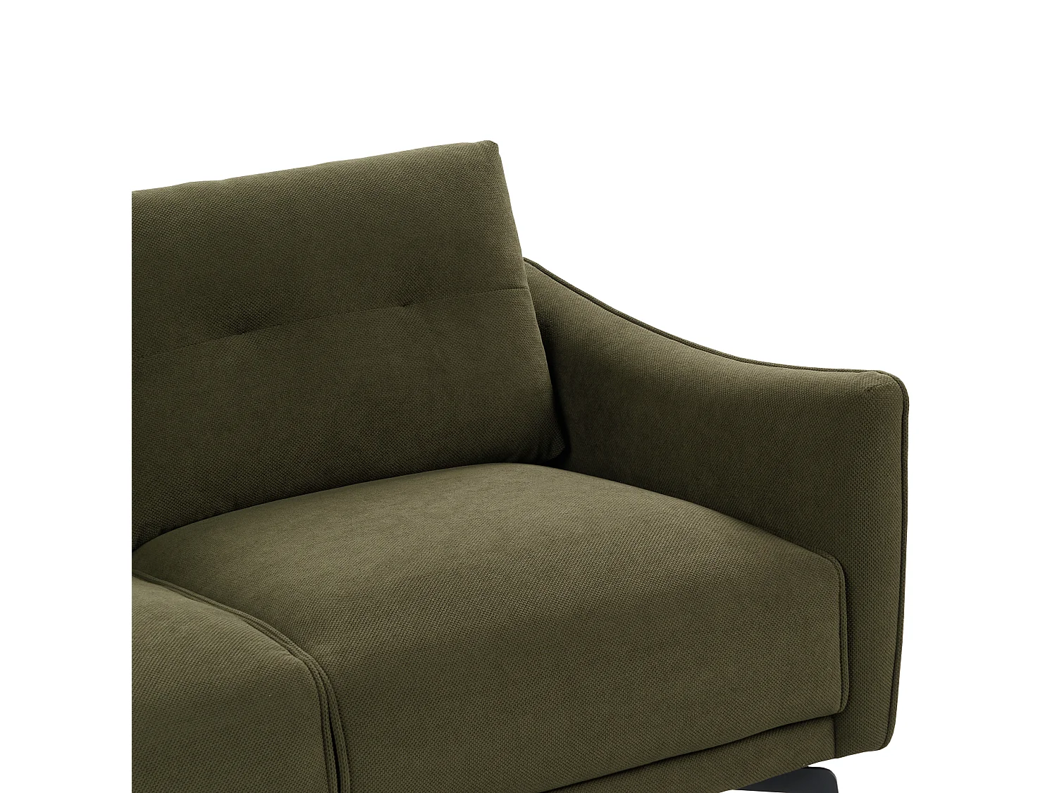 Canapé 2 places NAPPA Tissu Vert foncé