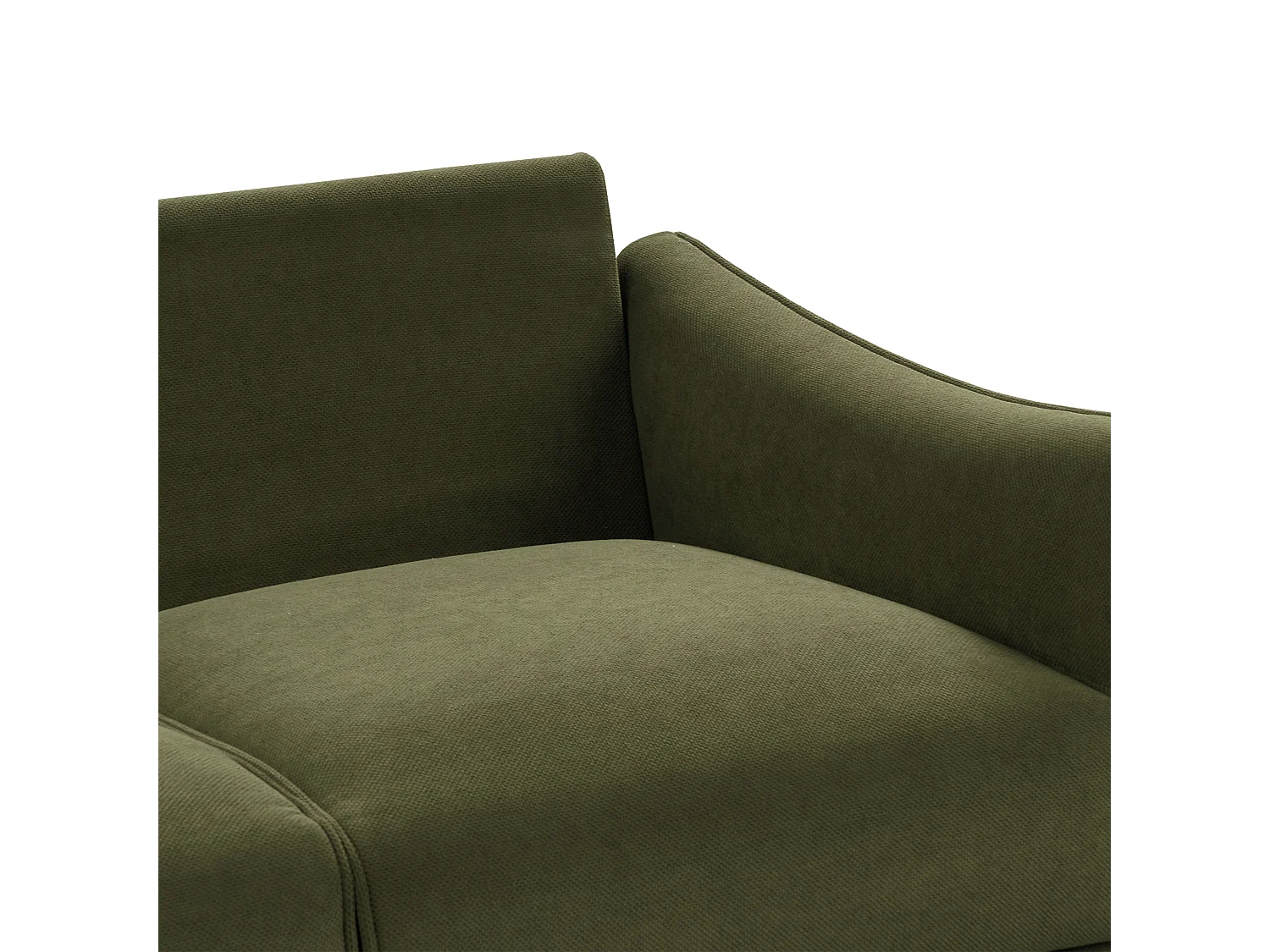 Canapé 2 places NAPPA Tissu Vert foncé