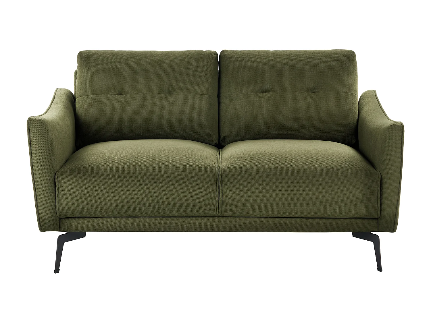 Canapé 2 places NAPPA Tissu Vert foncé