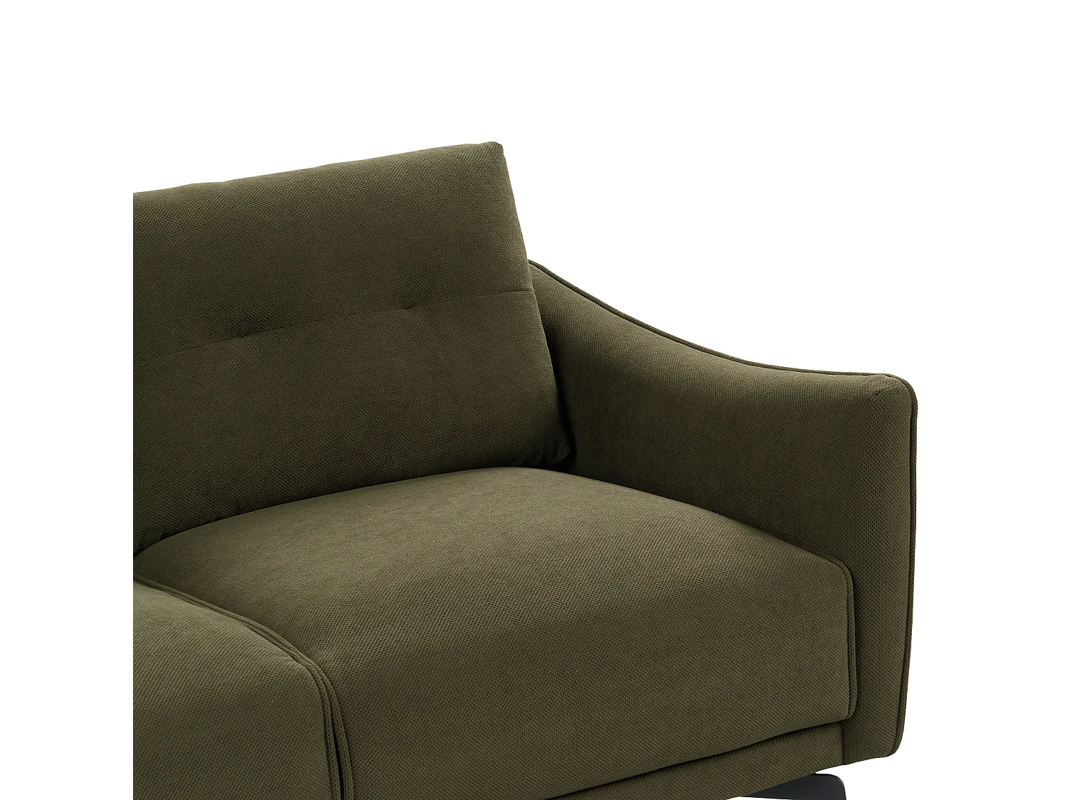 Canapé 2 places NAPPA Tissu Vert foncé