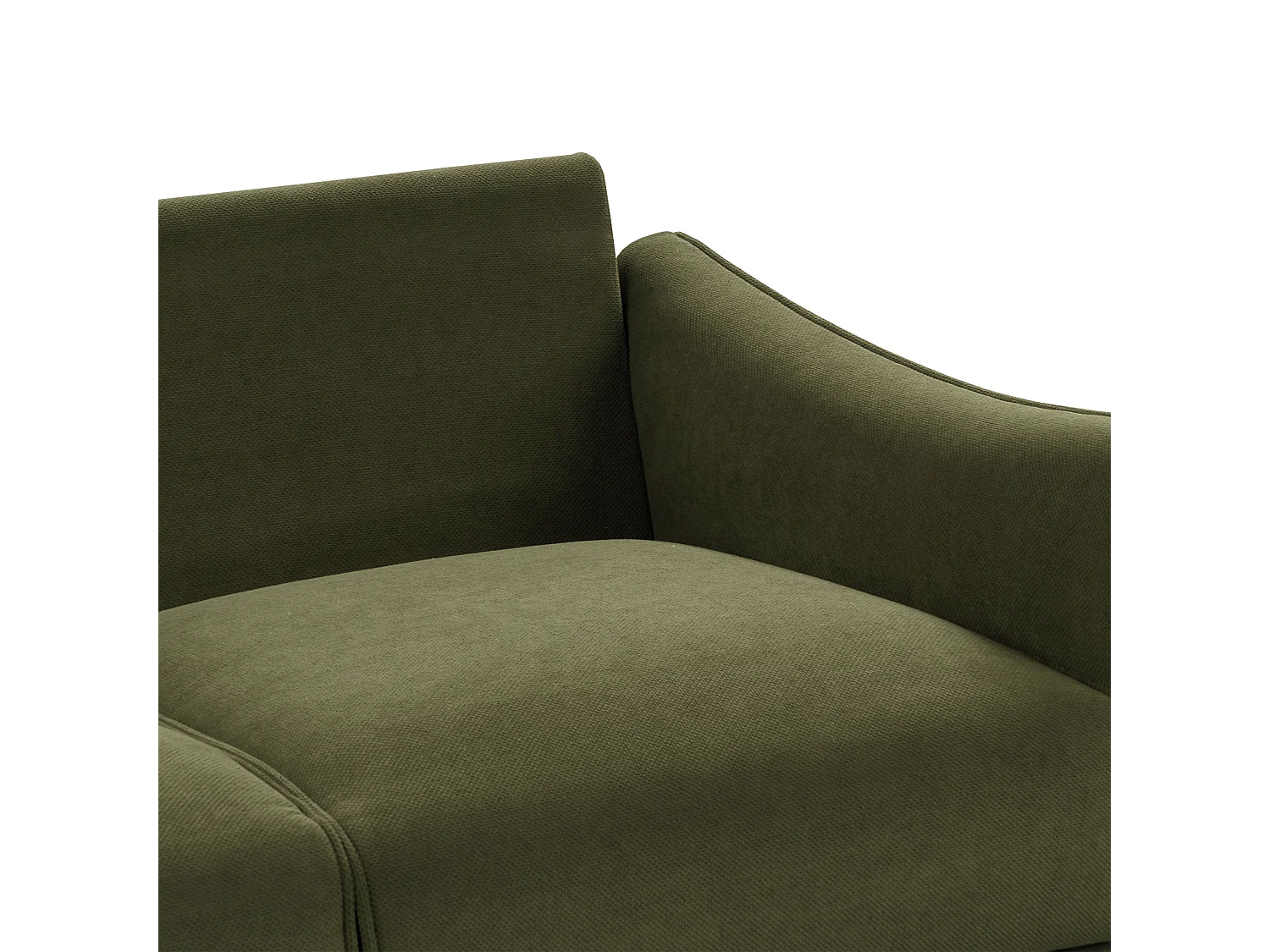 Canapé 2 places NAPPA Tissu Vert foncé