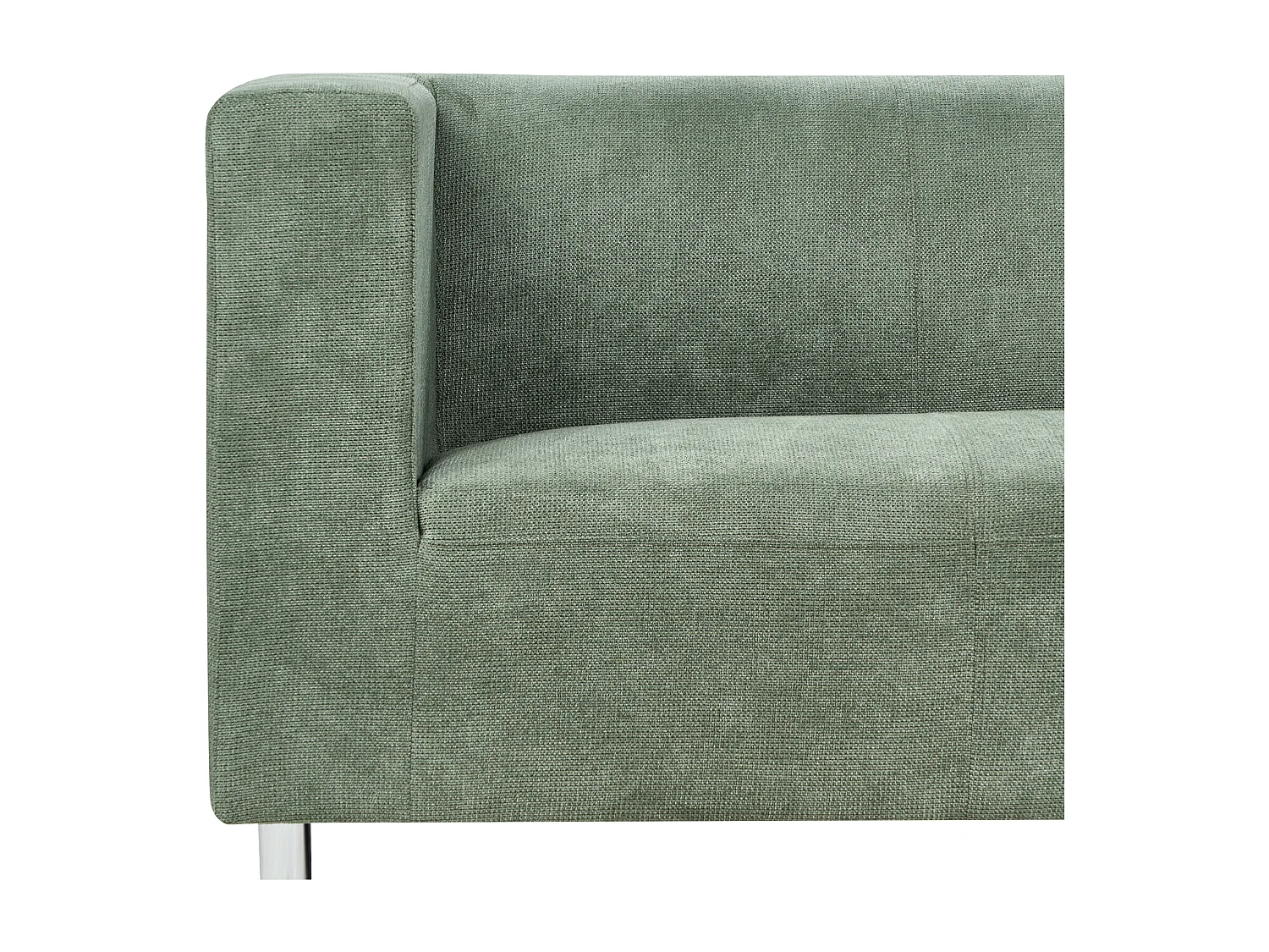 Bank FLORO Chenille Lichtgroen 3-zitter