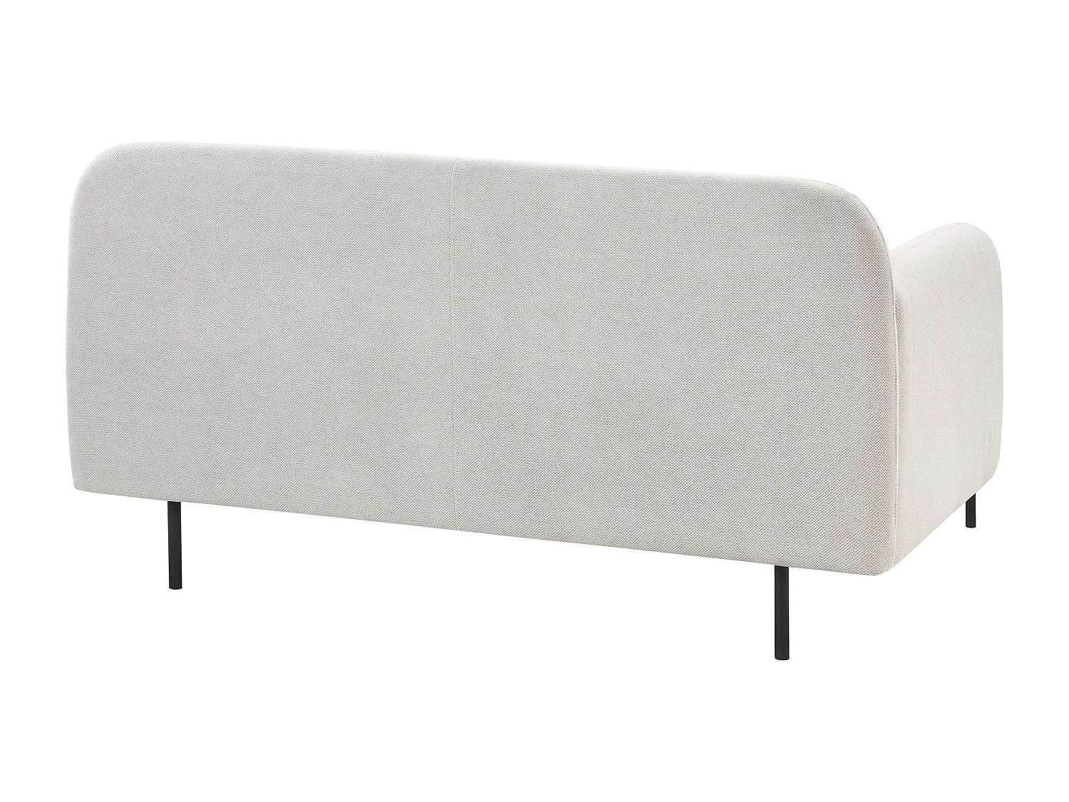 Canapé 2 places LILAND Tissu Blanc cassé