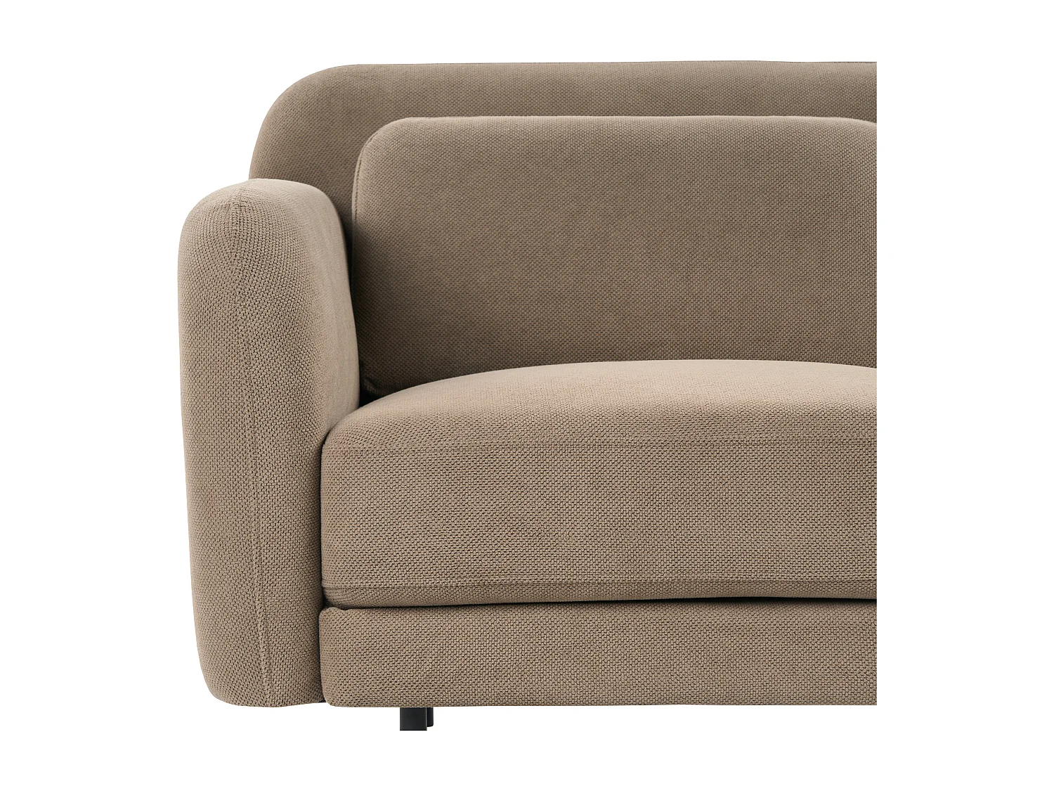 Sofa LILAND Jasnobrązowy dla 2 osób