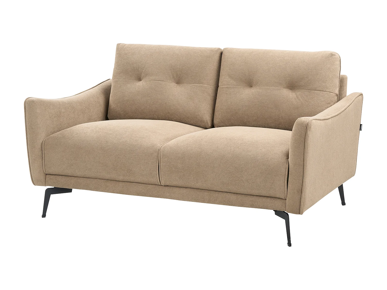 Canapé 2 places NAPPA Tissu Marron clair