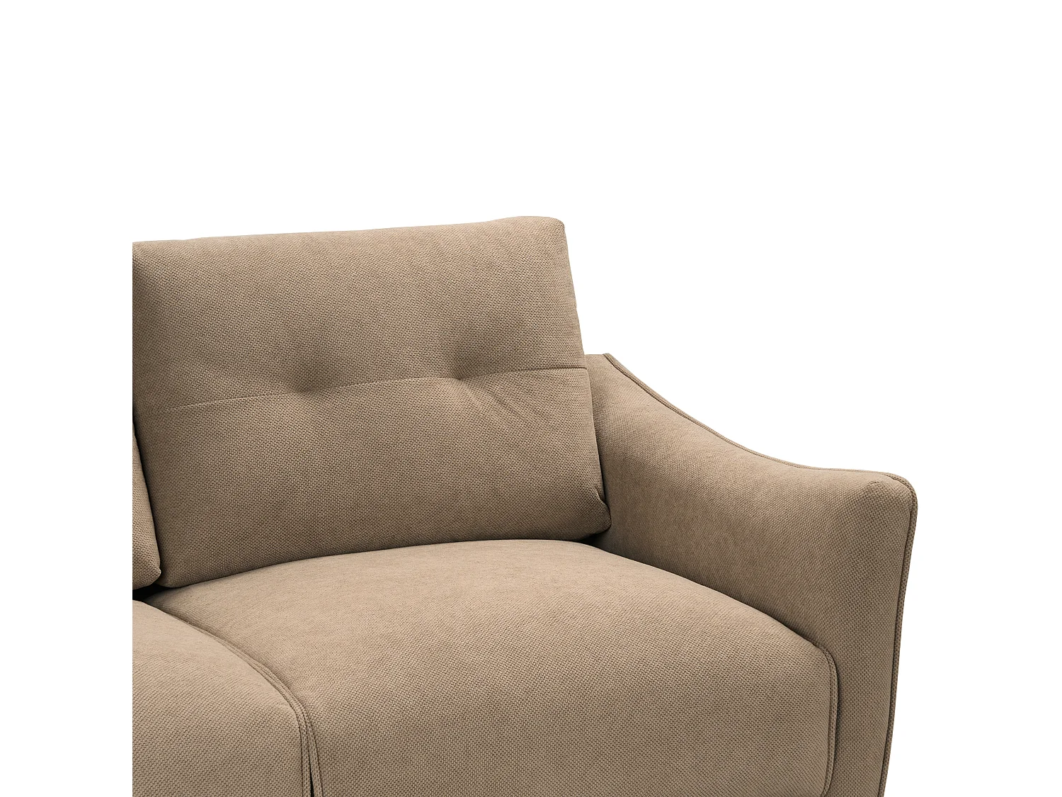 Canapé 2 places NAPPA Tissu Marron clair