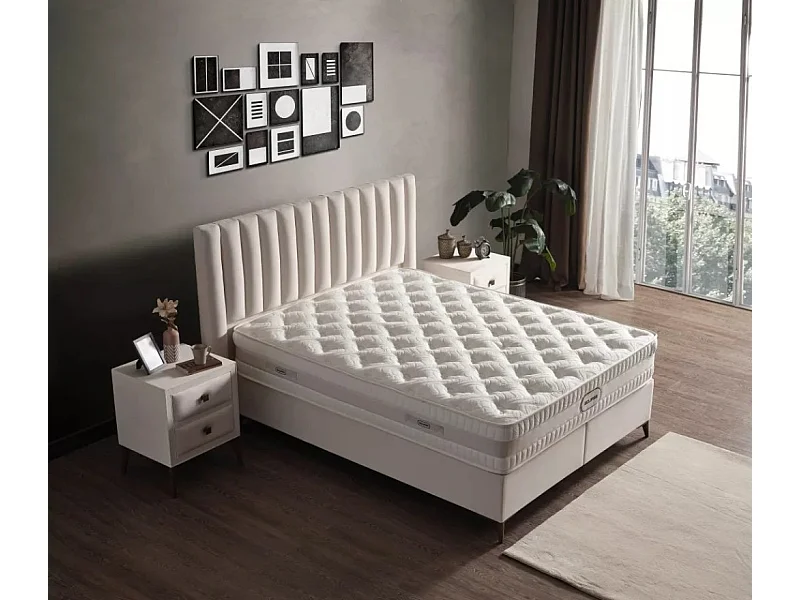 Lit Eclipse/160x200/Tissu/Beige