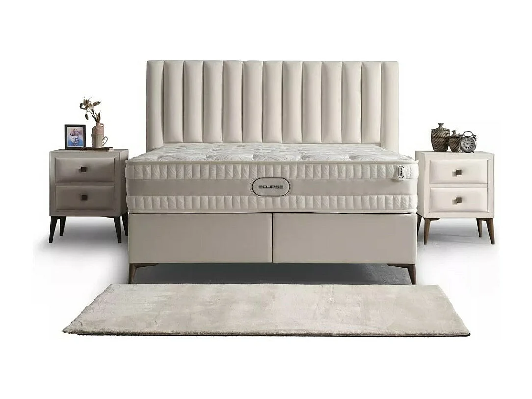 Lit Eclipse/160x200/Tissu/Beige