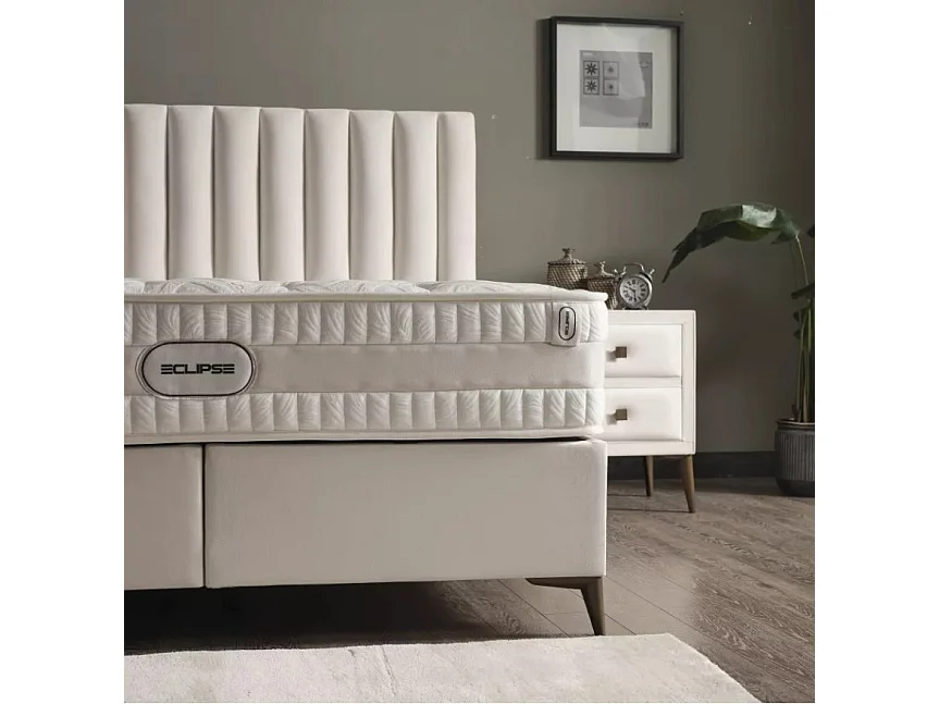 Lit Eclipse/160x200/Tissu/Beige