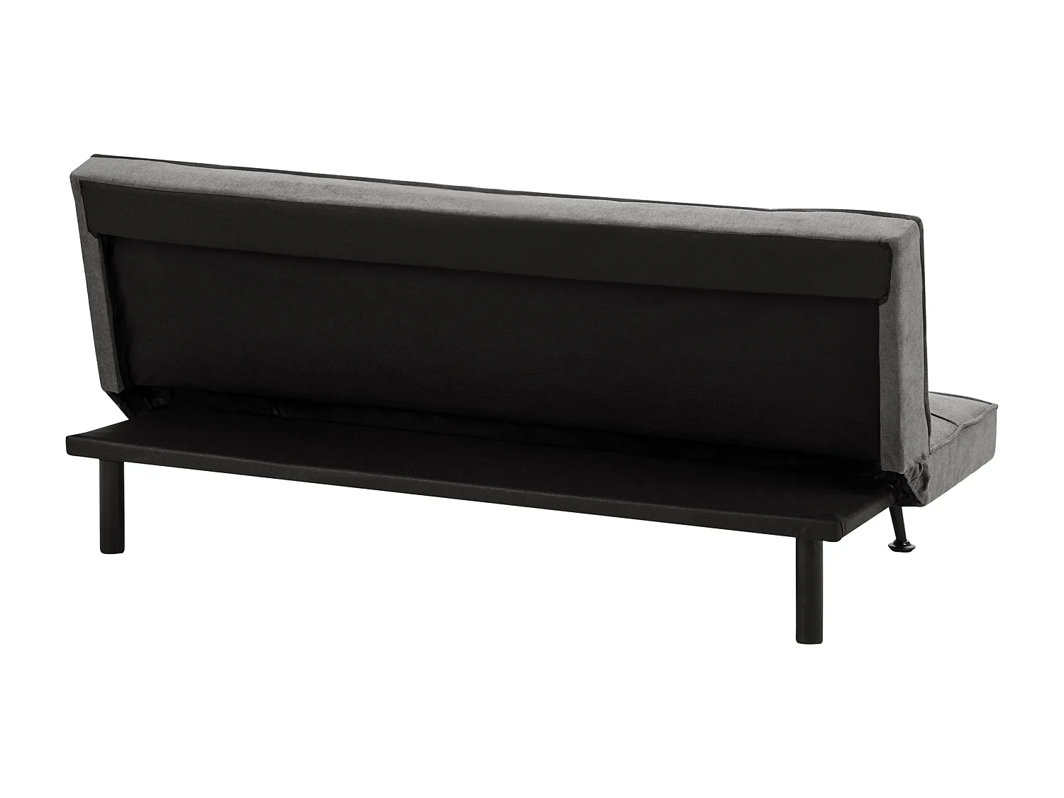 Sofa rozkładana HASLE Ciemnoszary dla 3 osób