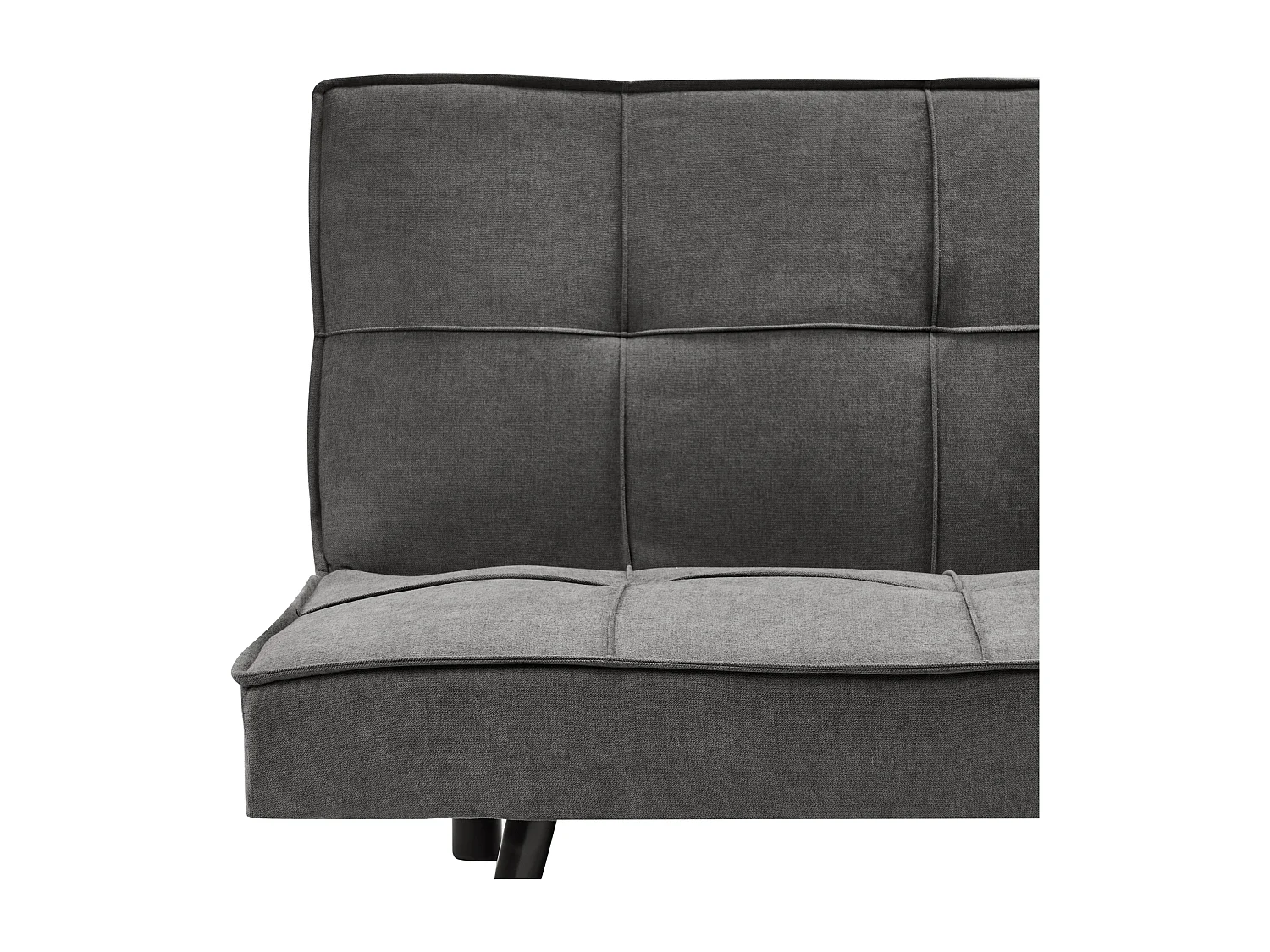 Sofa rozkładana HASLE Ciemnoszary dla 3 osób