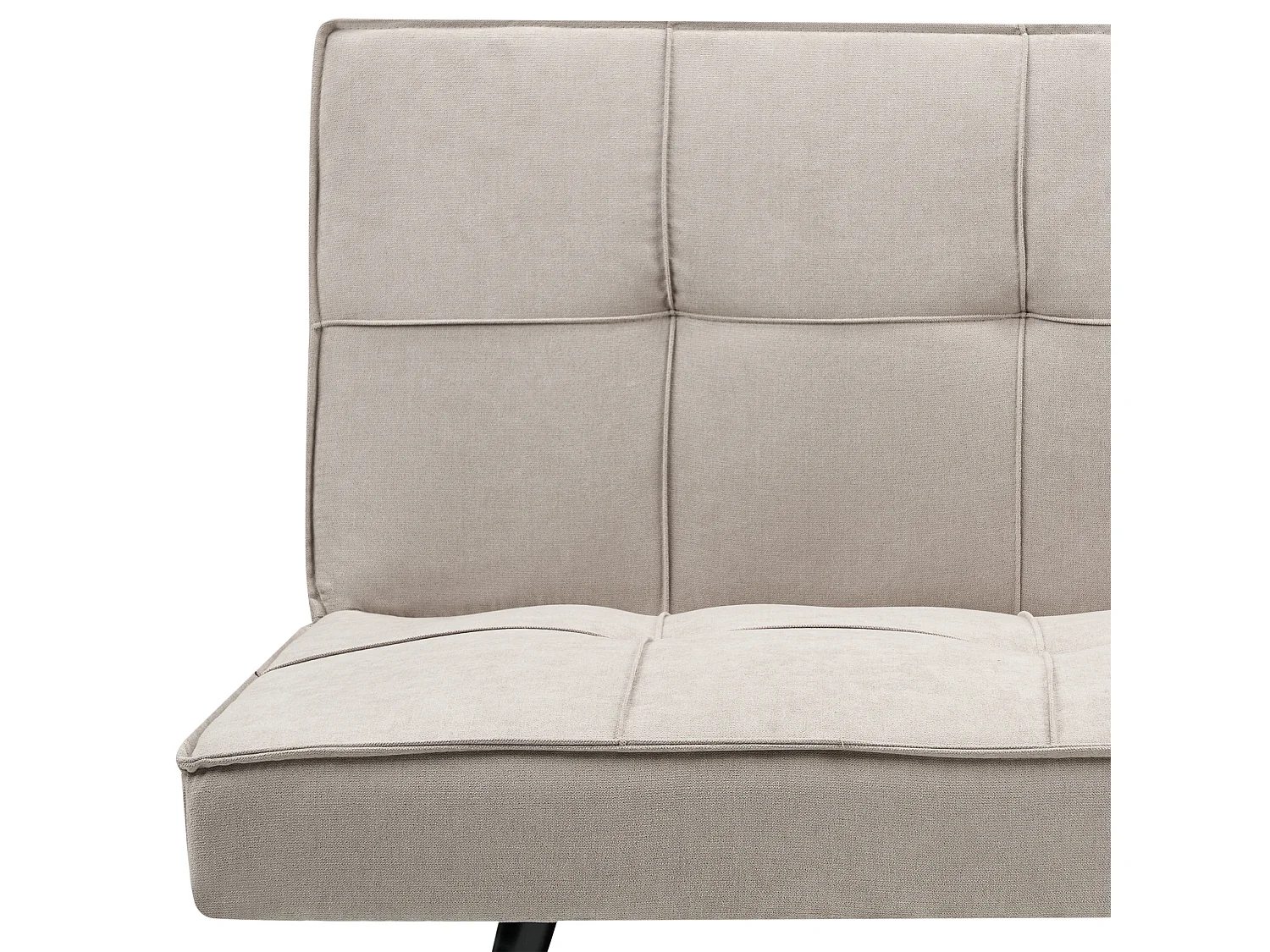 Sofa Bed 3 Seater HASLE Fabric Beige