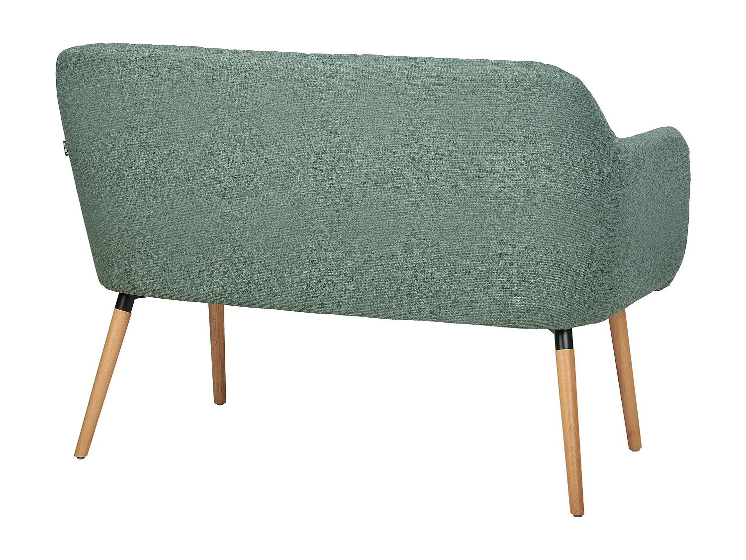 Banco estofado TABY Tecido Verde 2 lugares