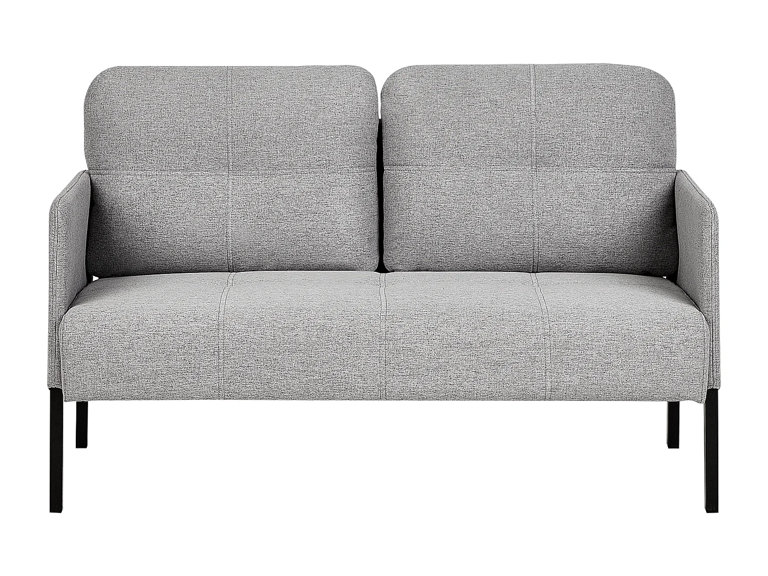 Polsterbank LAHTI Stoff Grau 2-Sitzer