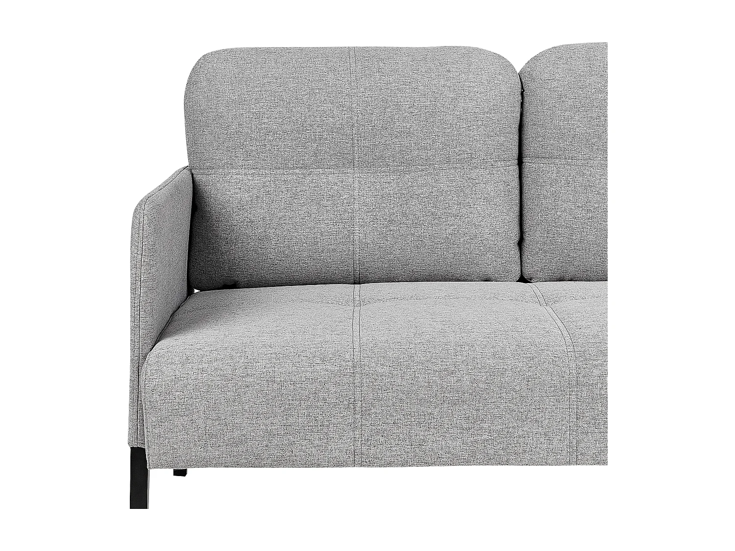 Polsterbank LAHTI Stoff Grau 2-Sitzer