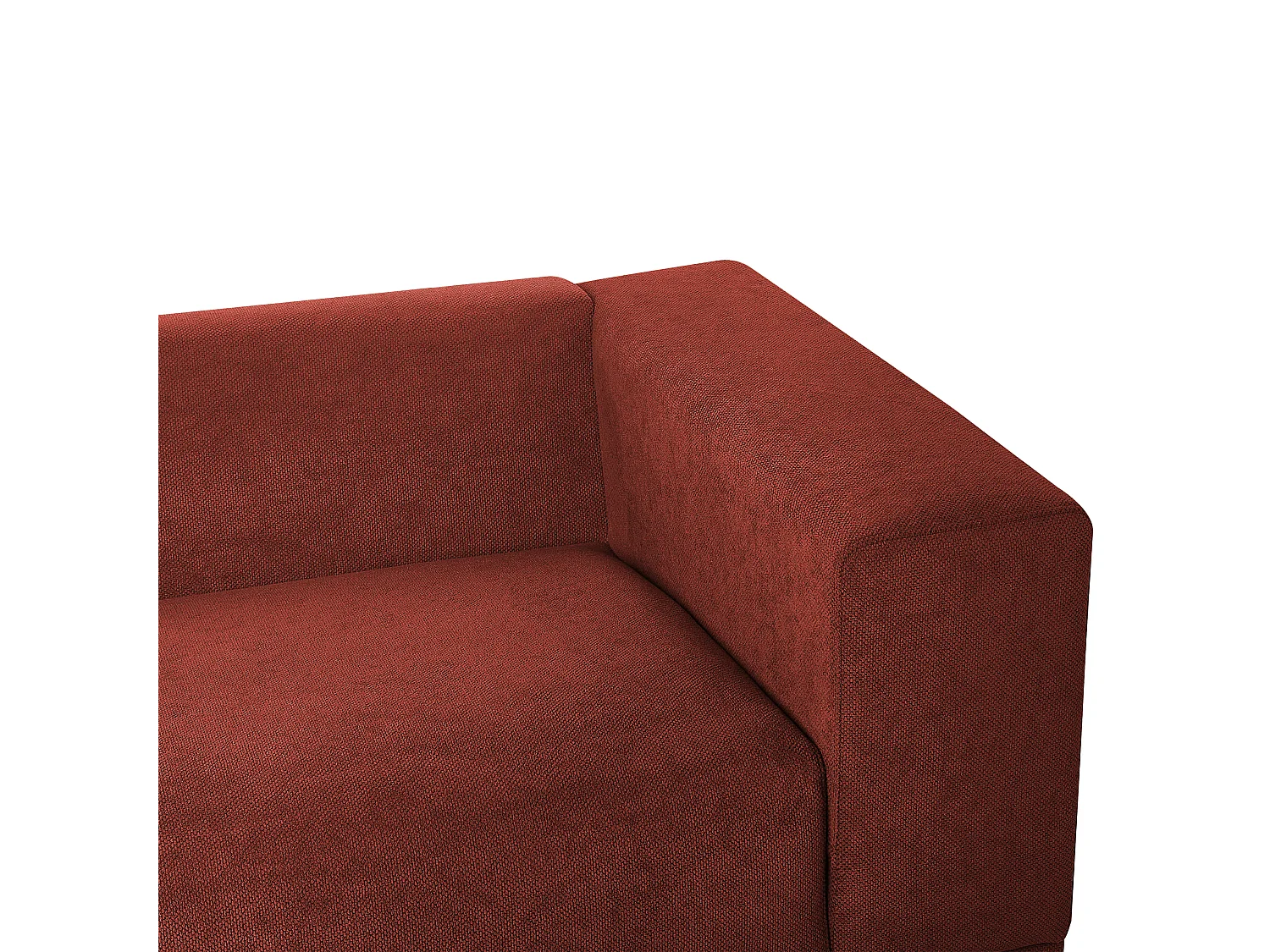 Bank NIVALA Stof Rood 3-zitter