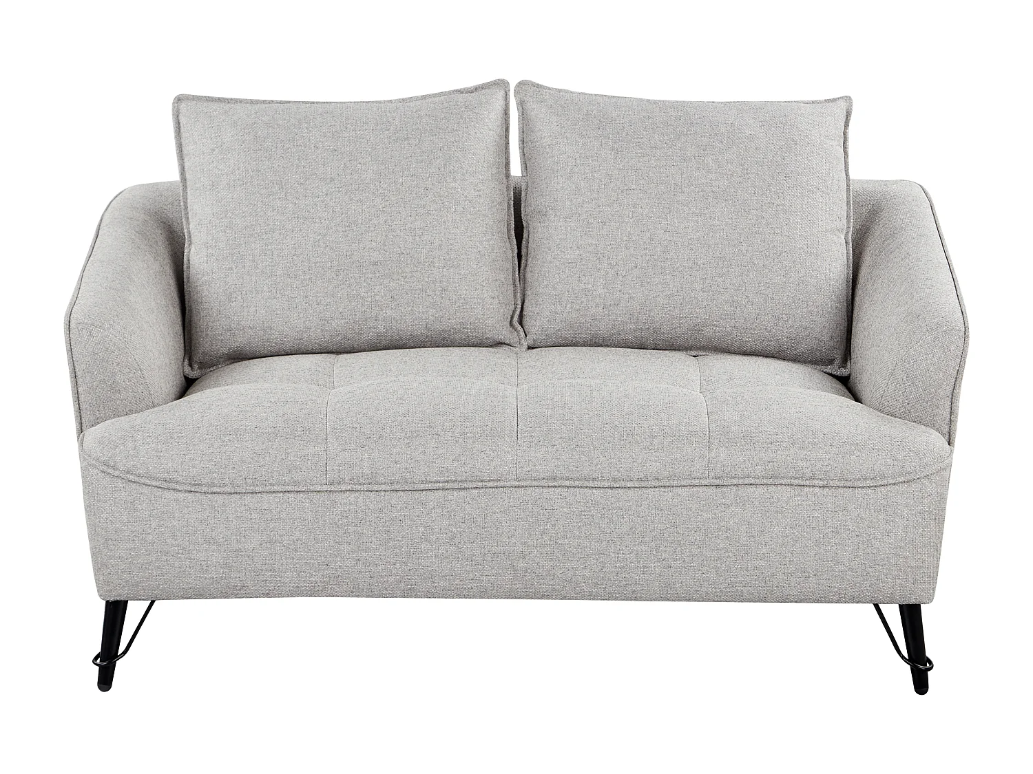 Sofa HOBRO Szary dla 2 osób