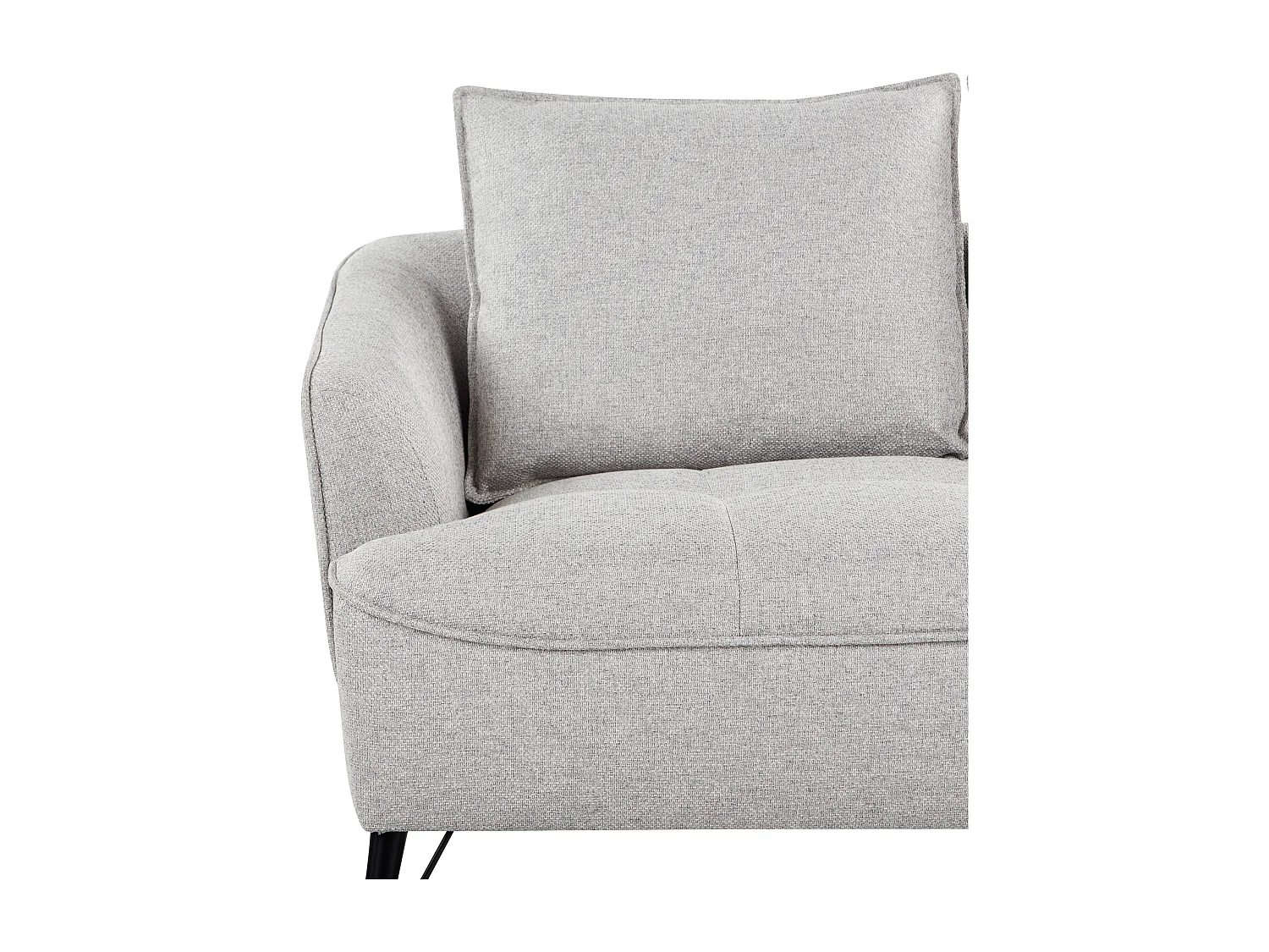 Sofa HOBRO Szary dla 2 osób