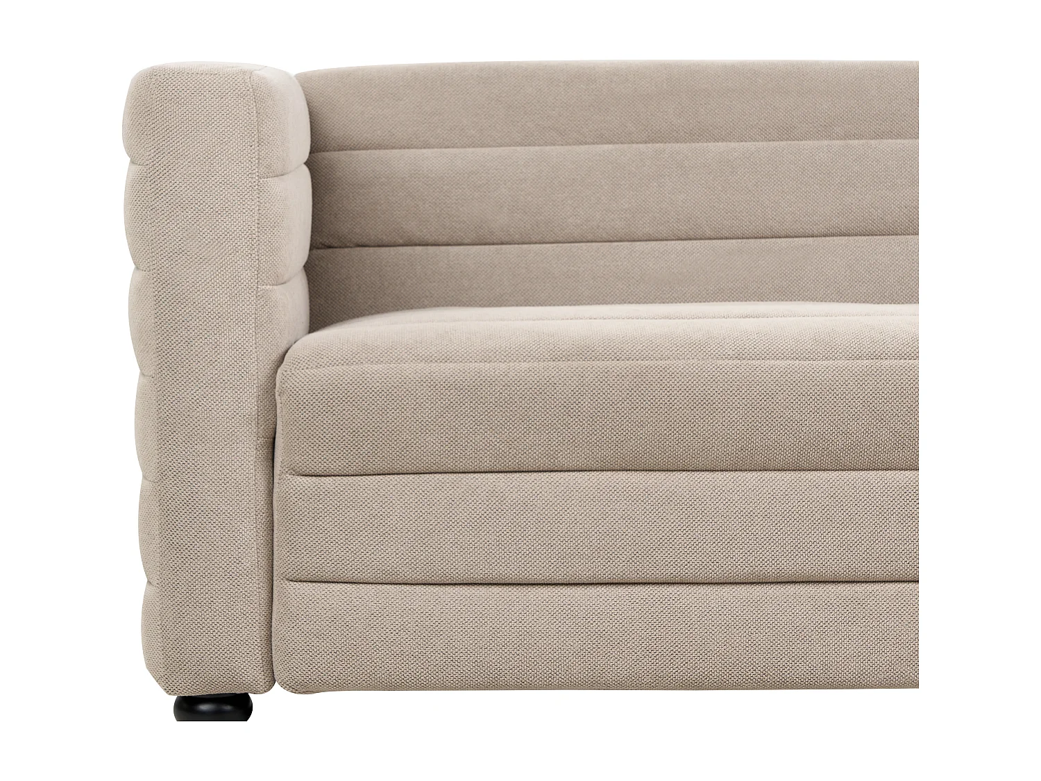 Sofa HOFN Stoff Taupe 3-Sitzer