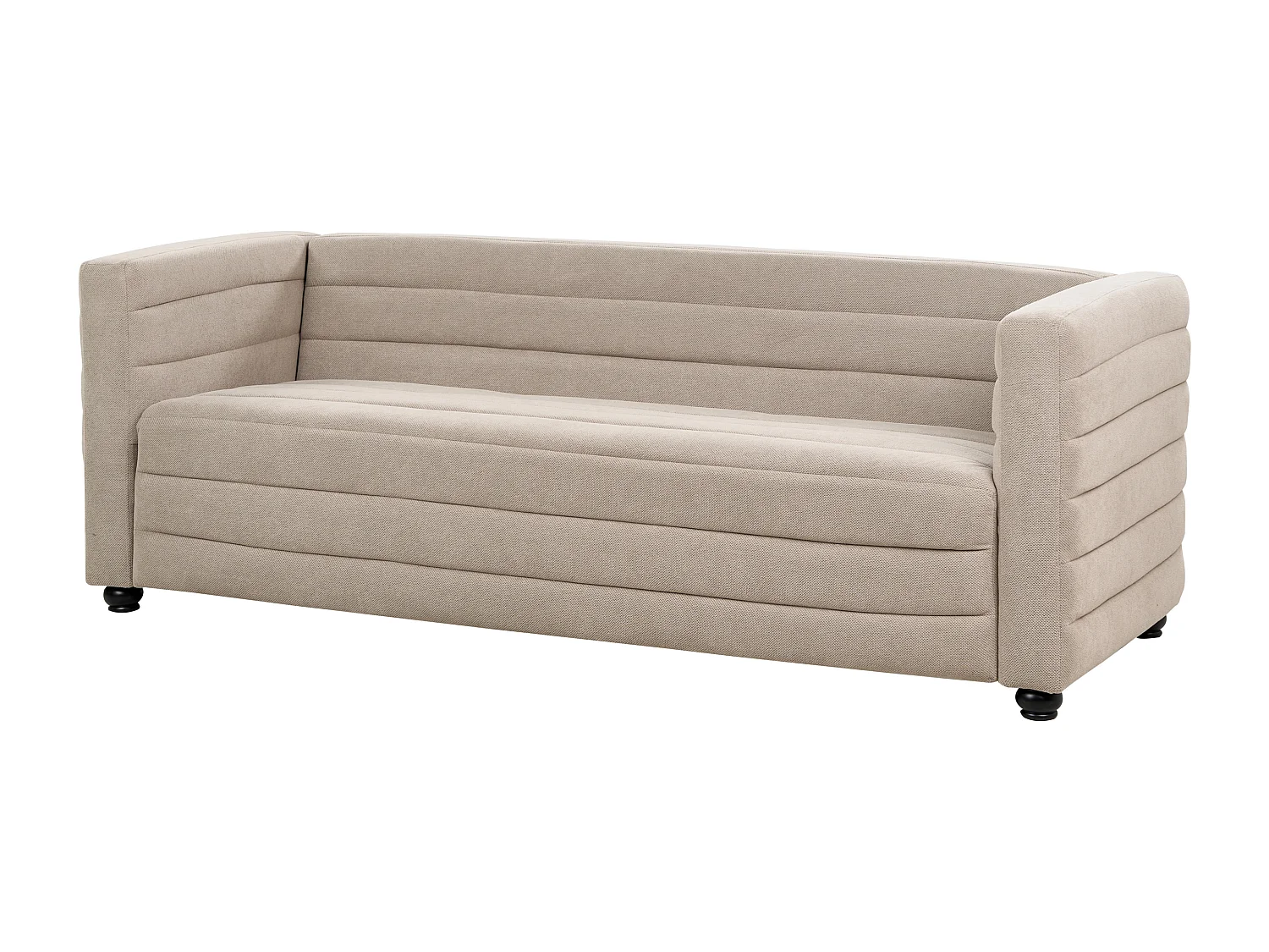 Sofa HOFN Beżowoszary dla 3 osób