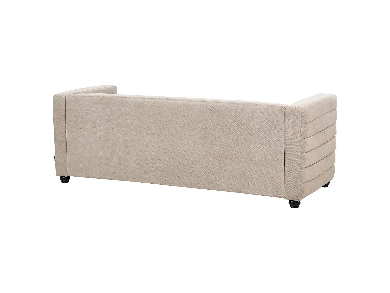 Sofa HOFN Stoff Taupe 3-Sitzer