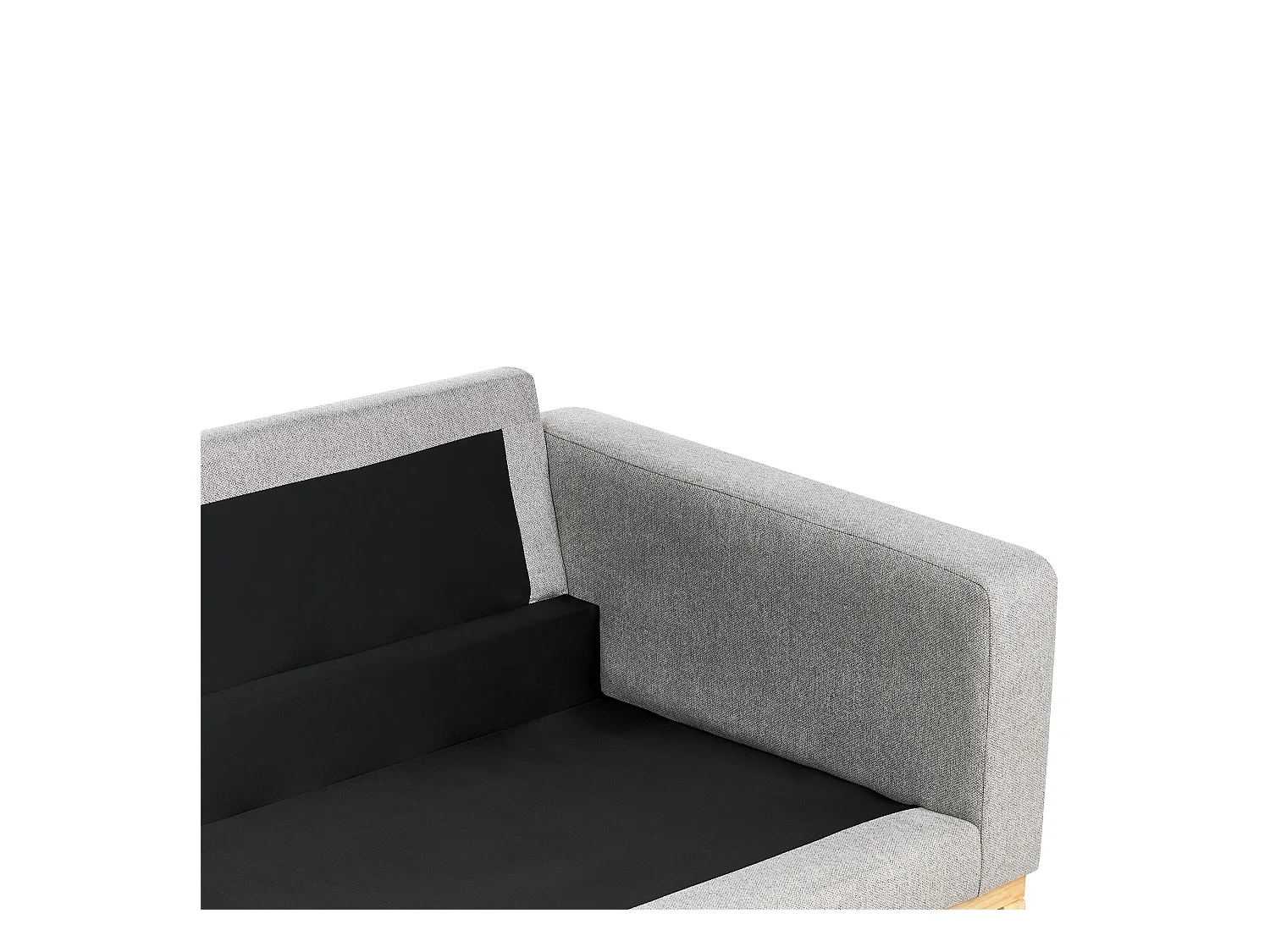 Canapé 3 places SIGGARD Tissu Gris