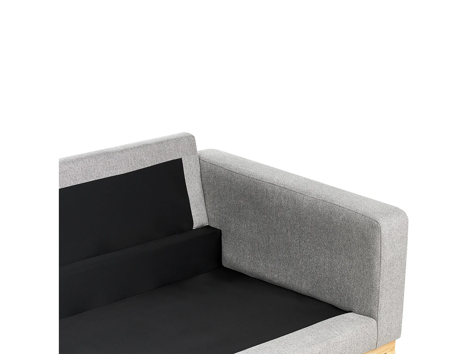 Sofa SIGGARD Szary dla 3 osób