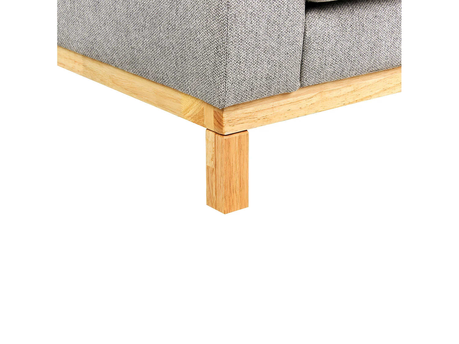 Sofa SIGGARD Szary dla 3 osób