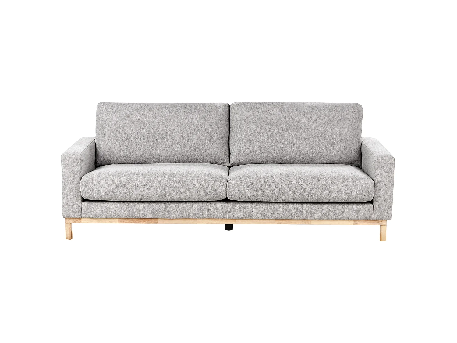 Canapé SIGGARD Tissu Gris 3 places