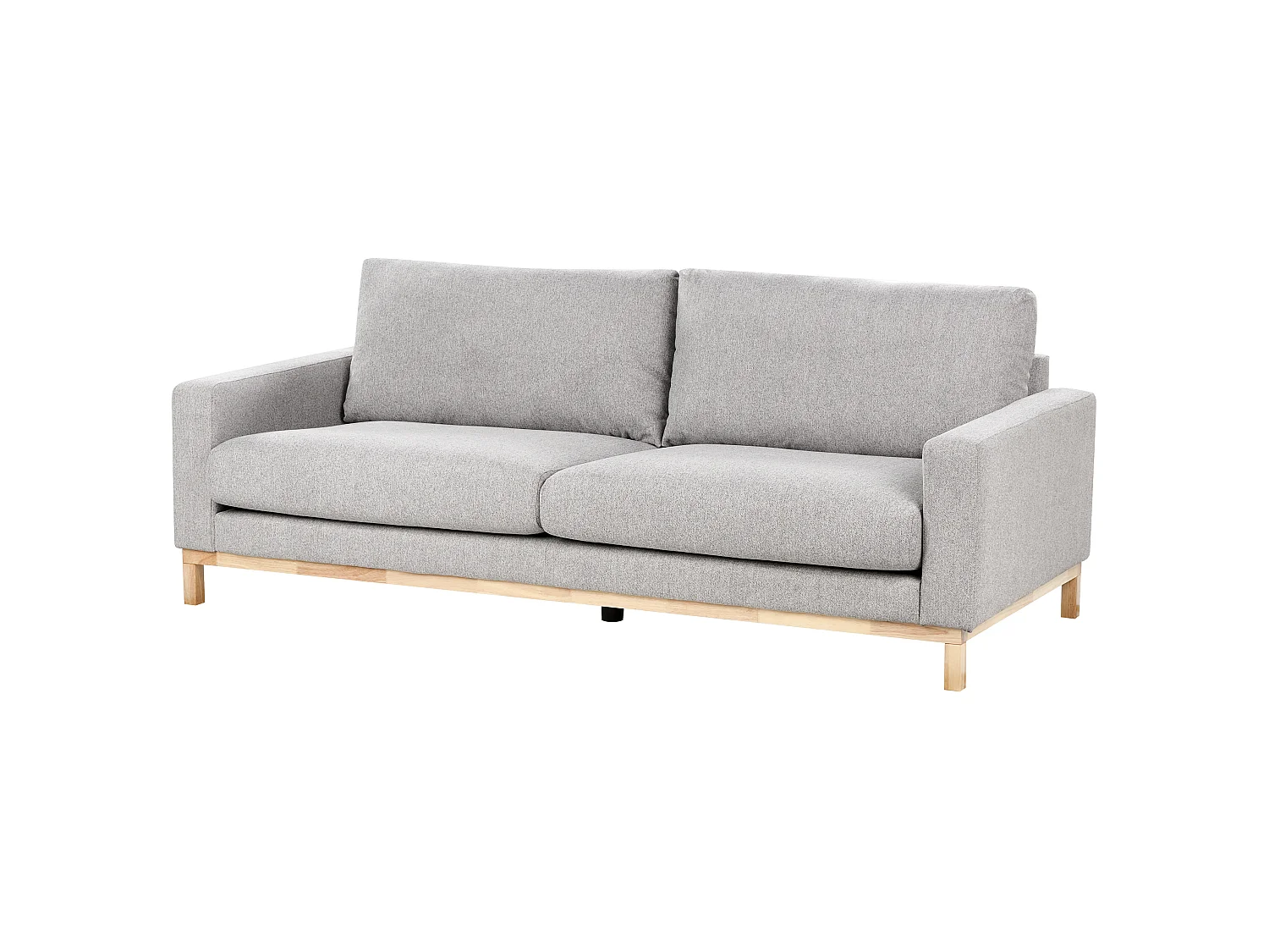 Canapé SIGGARD Tissu Gris 3 places