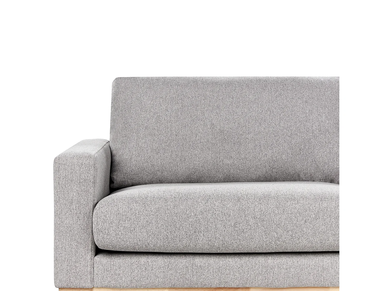 Canapé SIGGARD Tissu Gris 3 places