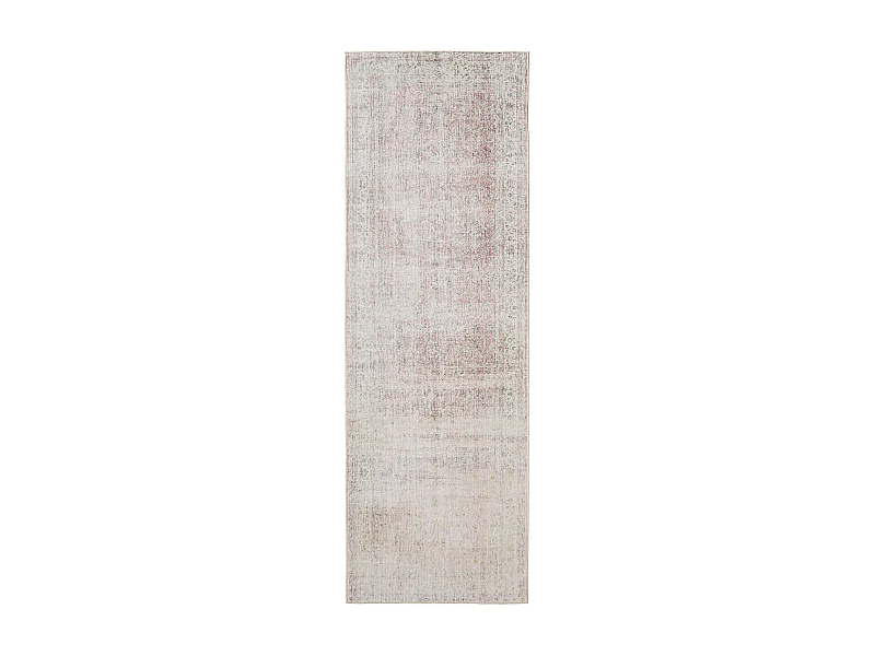 Tapis de couloir lavable George Beige/Rose 80x240 cm