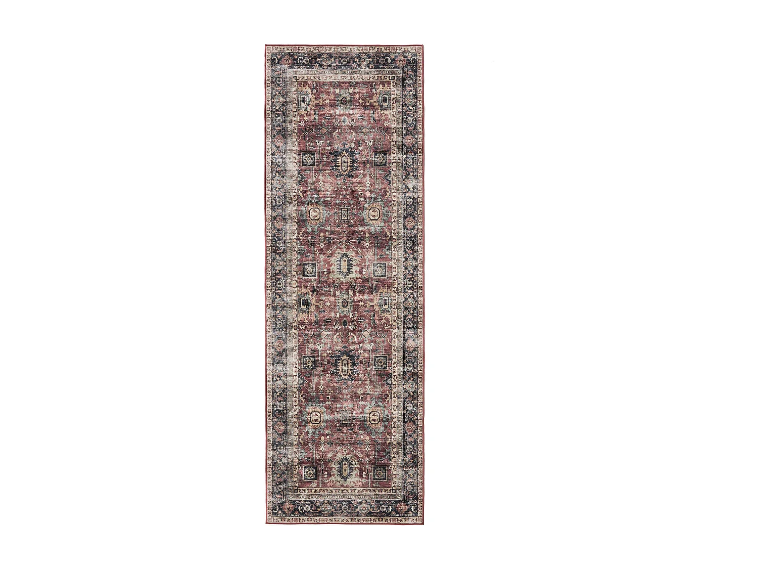 Tapis de couloir lavable George Multicouleur 80x240 cm