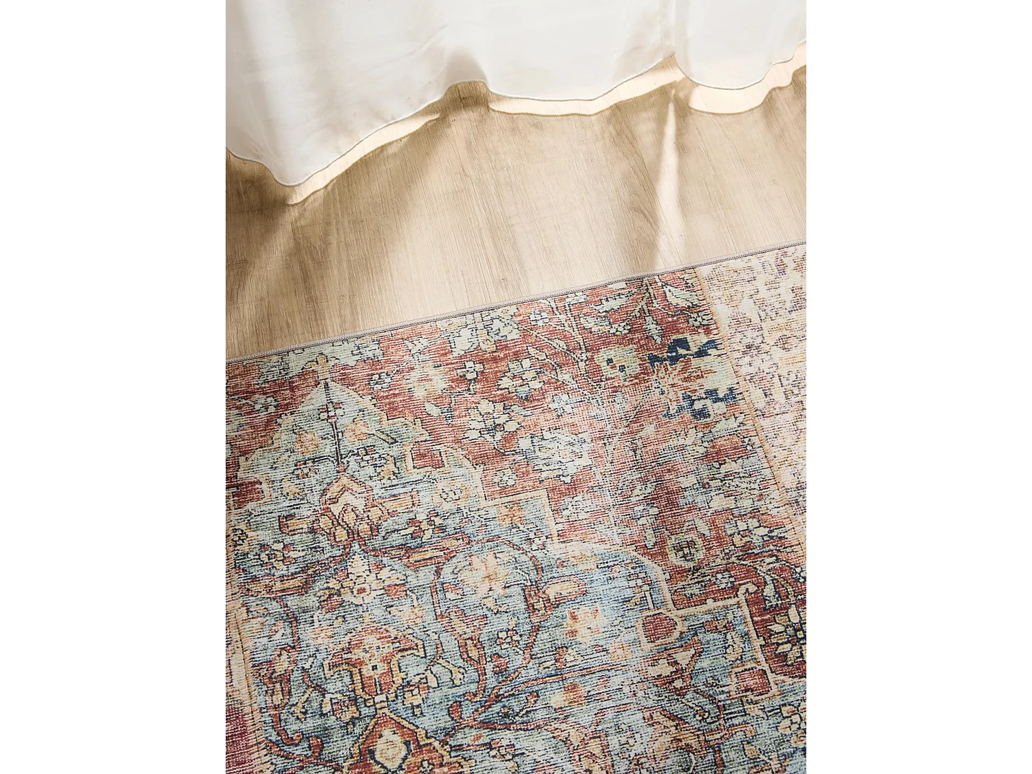 Tapis de couloir lavable George Multicouleur/Marron 80x240 cm