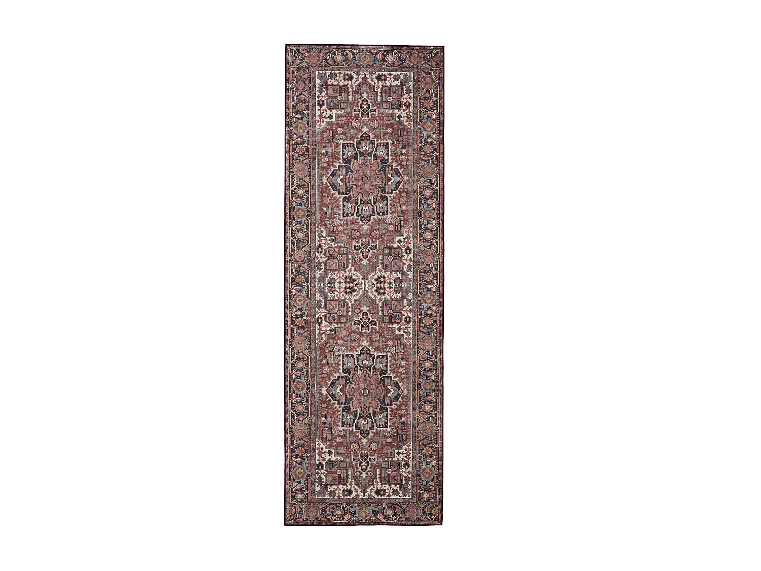 Tapis de couloir lavable George Multicouleur 80x240 cm