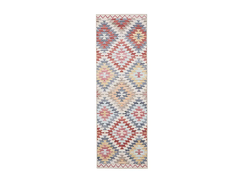 Tapis de couloir lavable George Multicouleur/Beige 80x240 cm