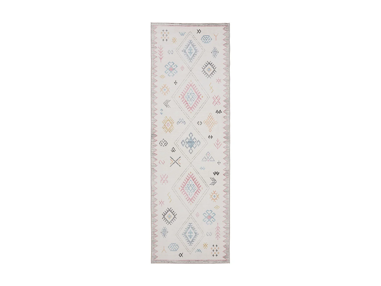 Tapis de couloir lavable George Multicouleur 80x240 cm