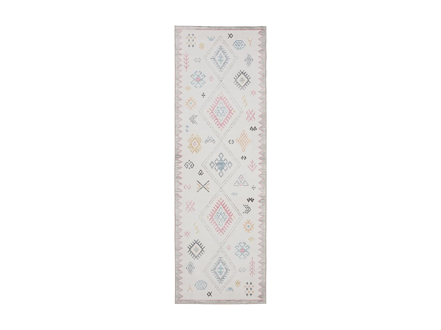 Tapis de couloir lavable George Multicouleur 80x240 cm