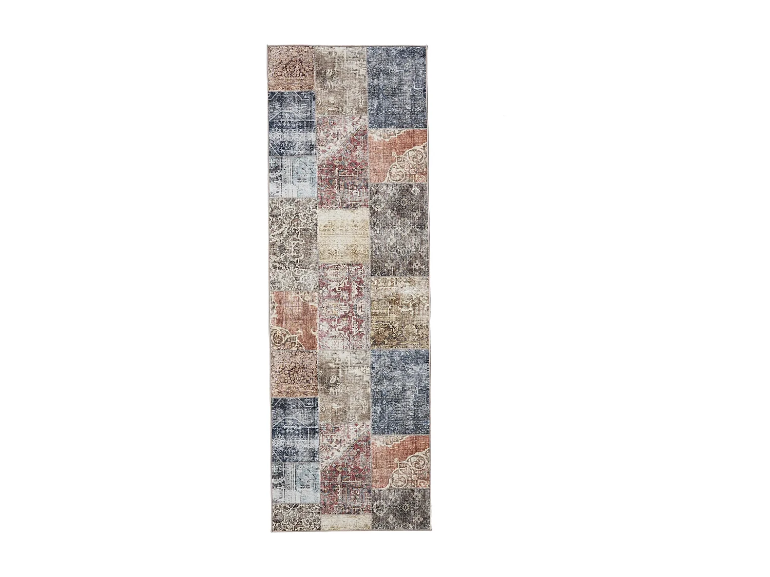 Tapis de couloir lavable George Multicouleur 80x240 cm