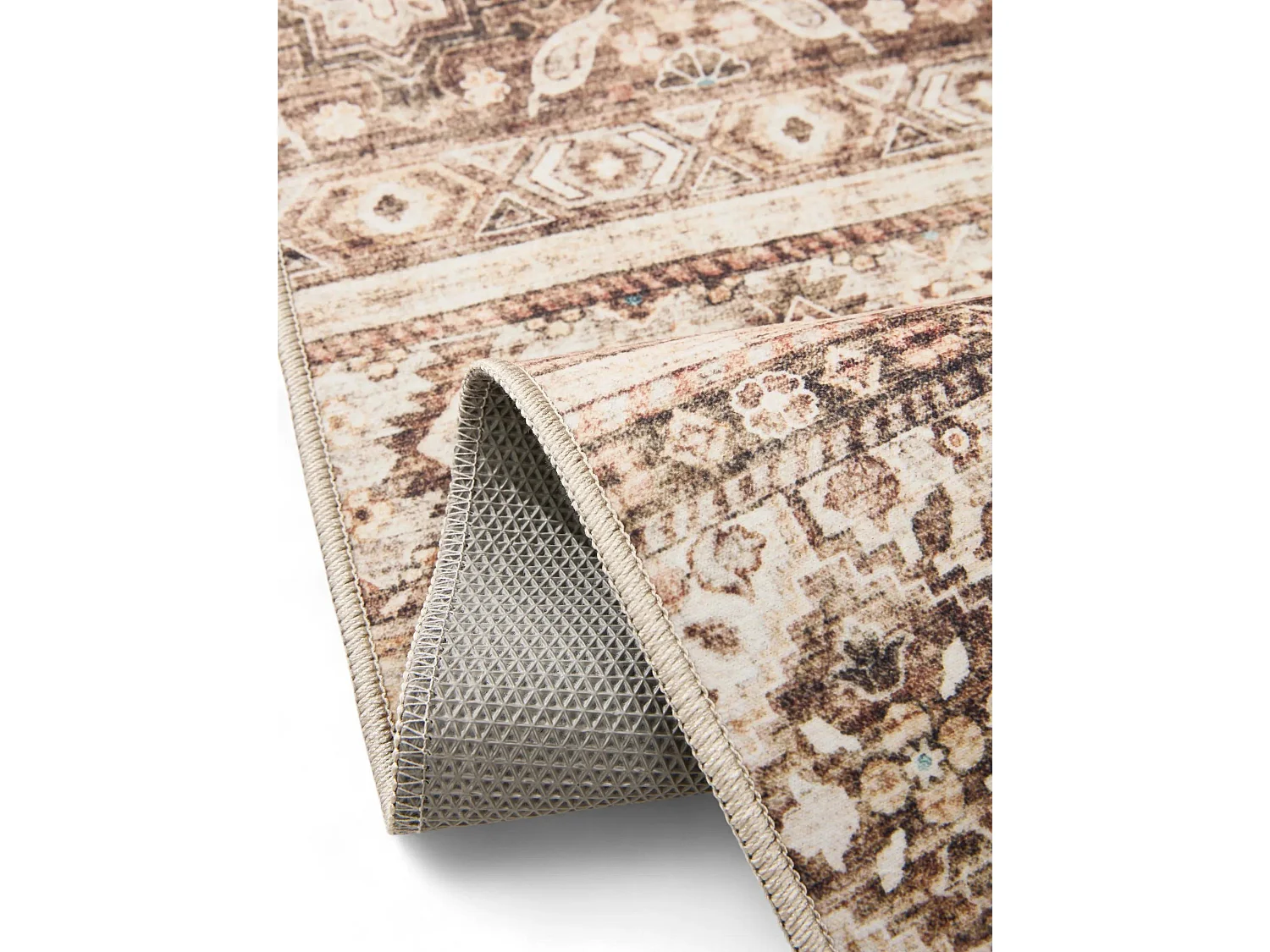 Tapis lavable George Marron 240x340 cm