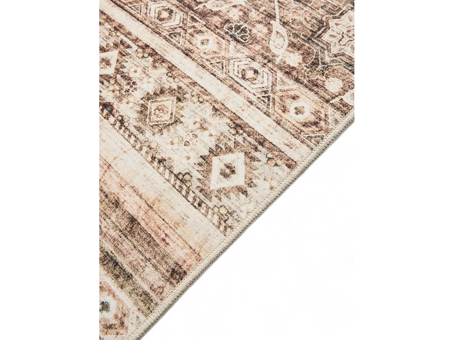 Tapis lavable George Marron 240x340 cm
