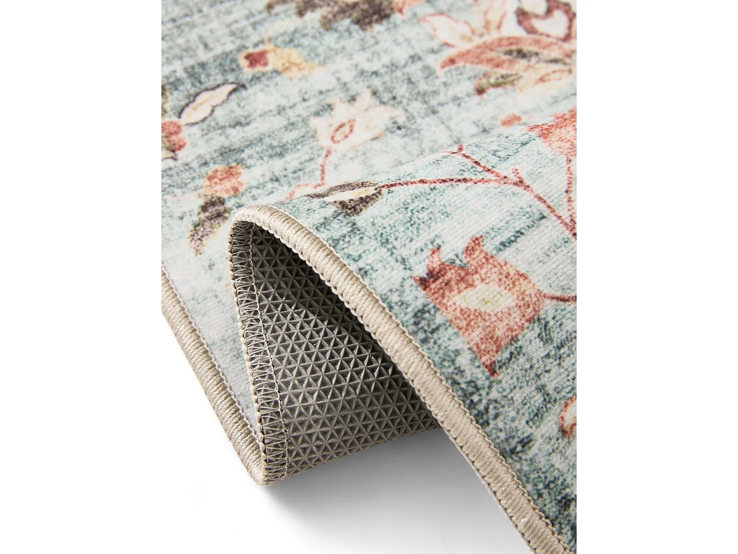 Tapis lavable George Turquoise 240x340 cm