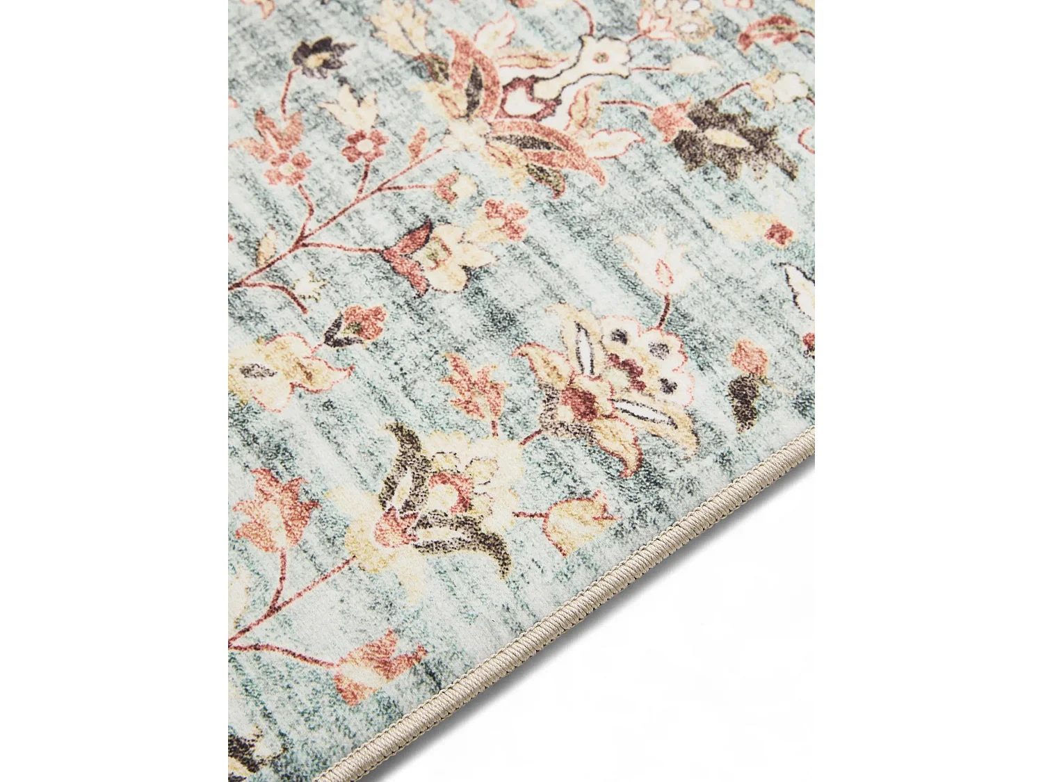 Tapis lavable George Turquoise 60x120 cm