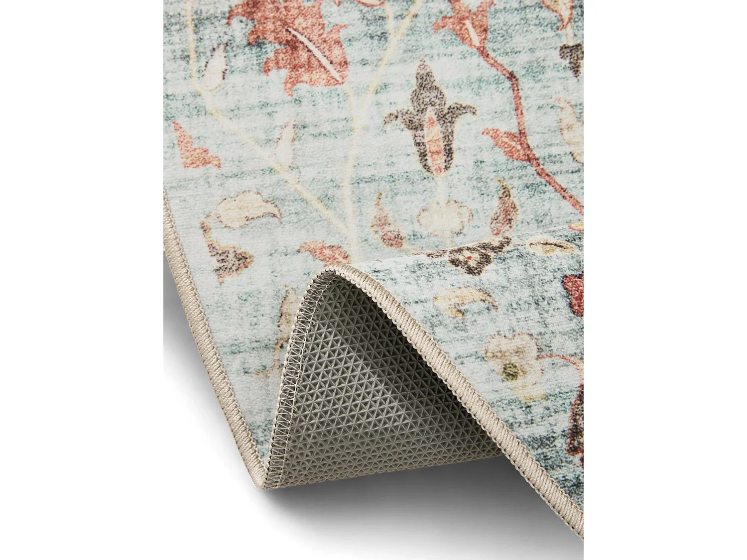 Tapis lavable George Turquoise ø 160 cm rond