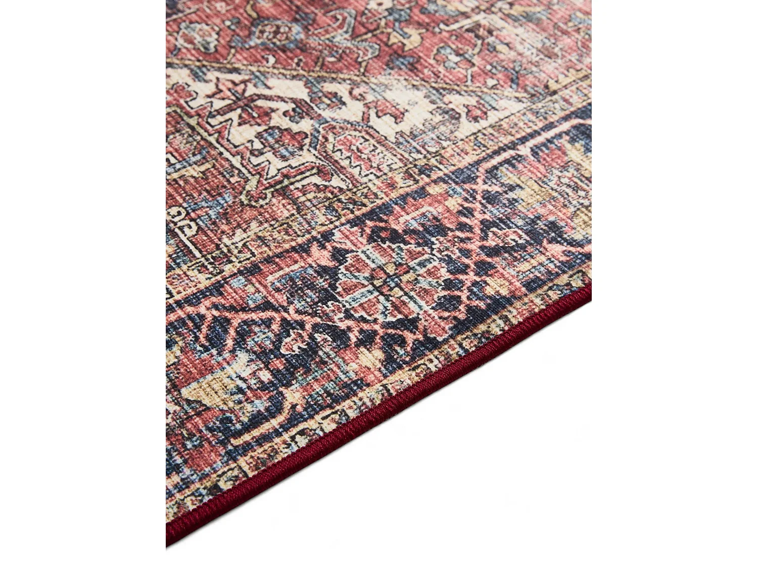 Tapis lavable George Multicouleur/Beige 60x120 cm