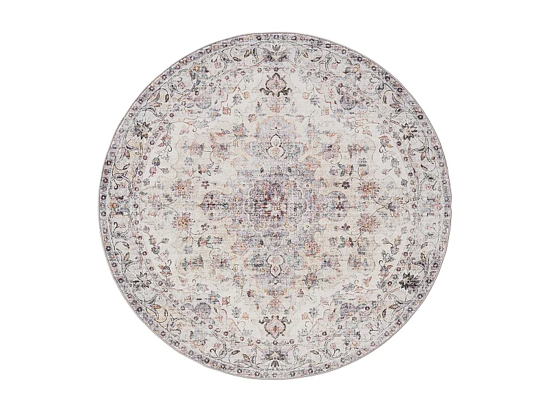 Tapis lavable George Multicouleur ø 160 cm rond
