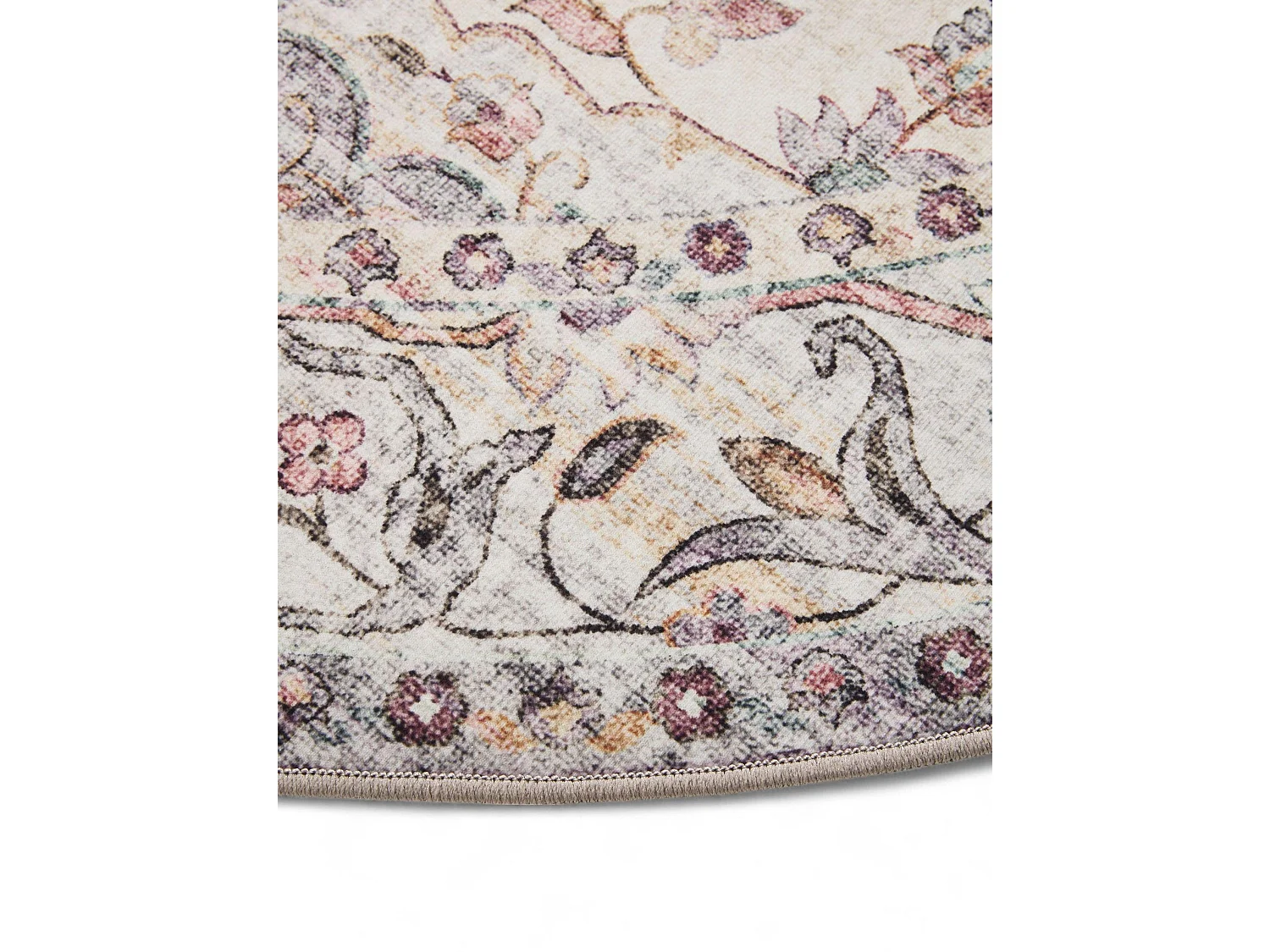 Tapis lavable George Multicouleur ø 160 cm rond