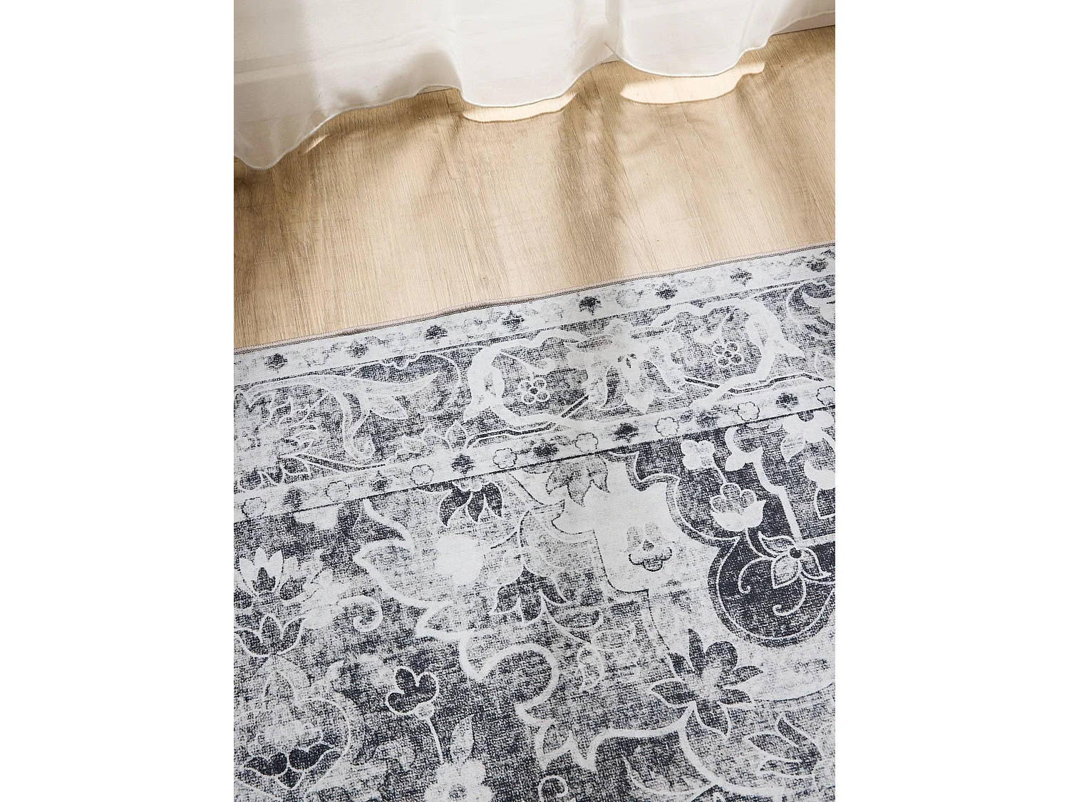 Tapis lavable George Anthracite 200x300 cm