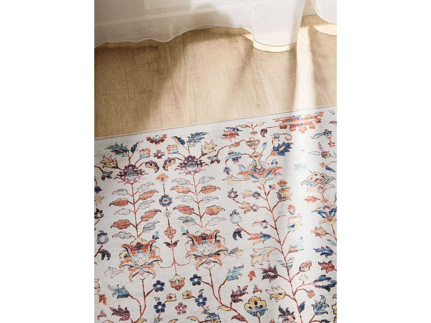 Tapis lavable George Multicouleur 60x120 cm