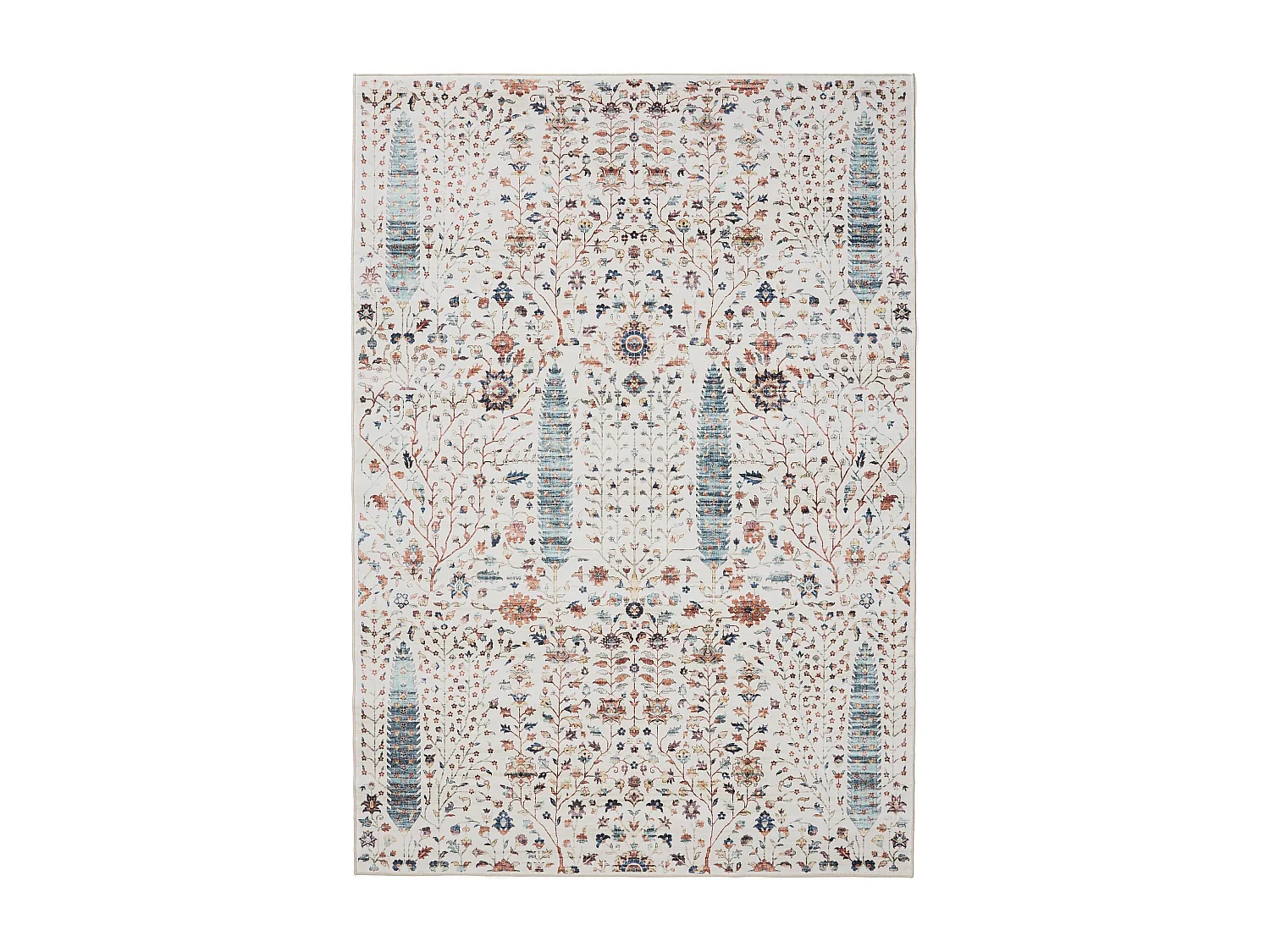 Tapis lavable George Multicouleur 60x120 cm